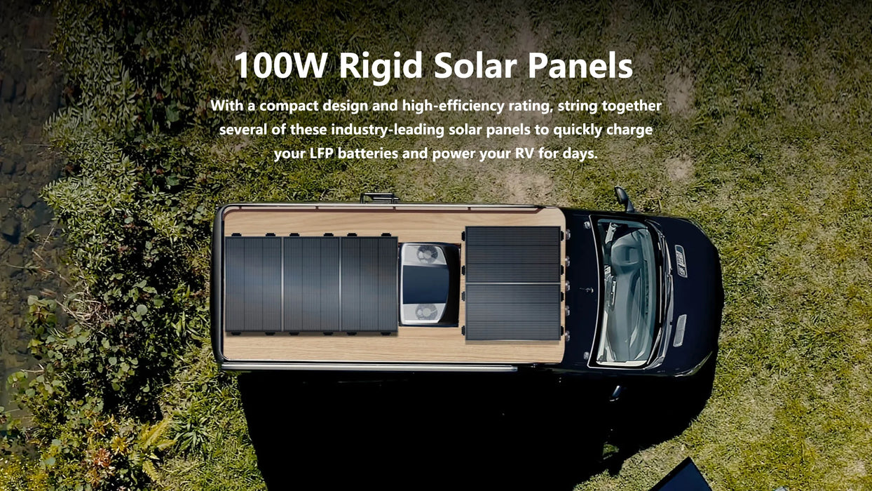 EcoFlow 100W Rigid Solar Panel ZMS331