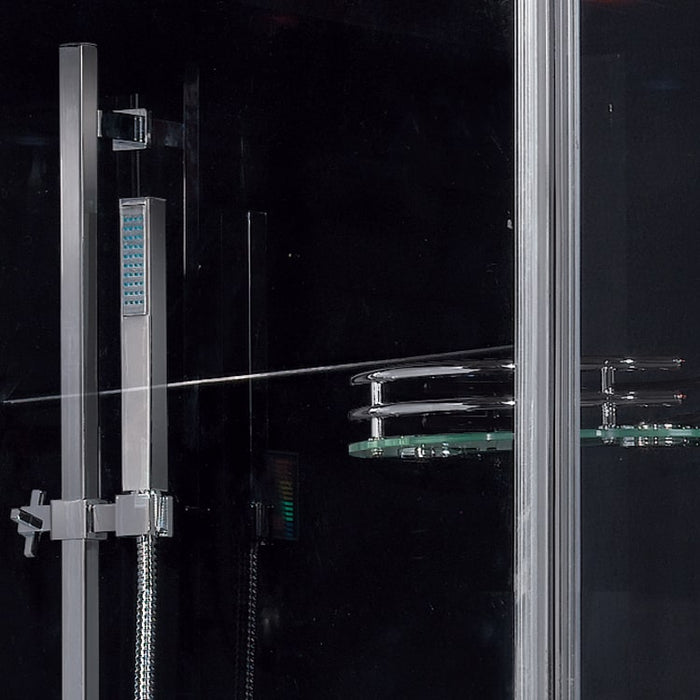 Image of shower tempered glass shelves