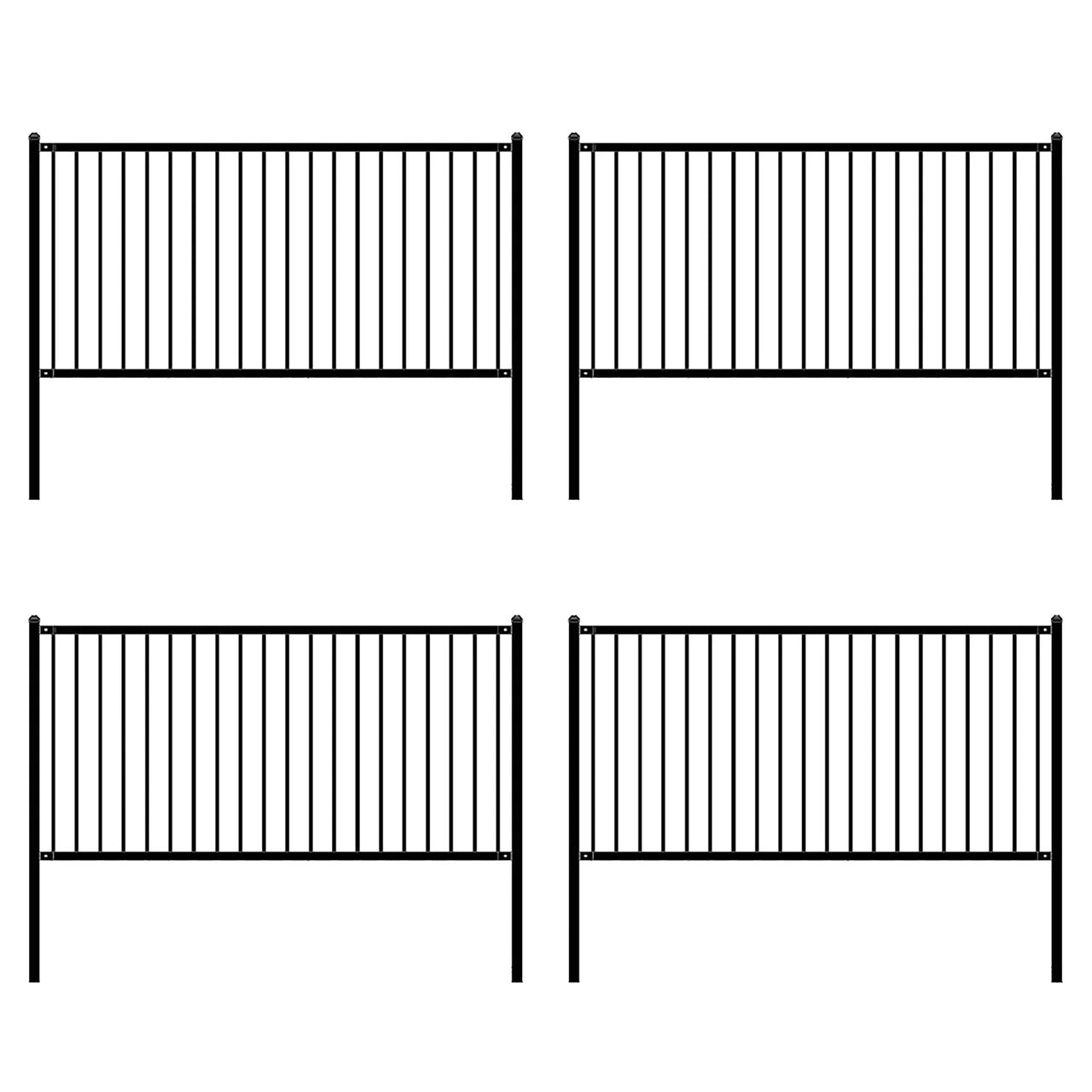 Image of Aleko Steel Fence