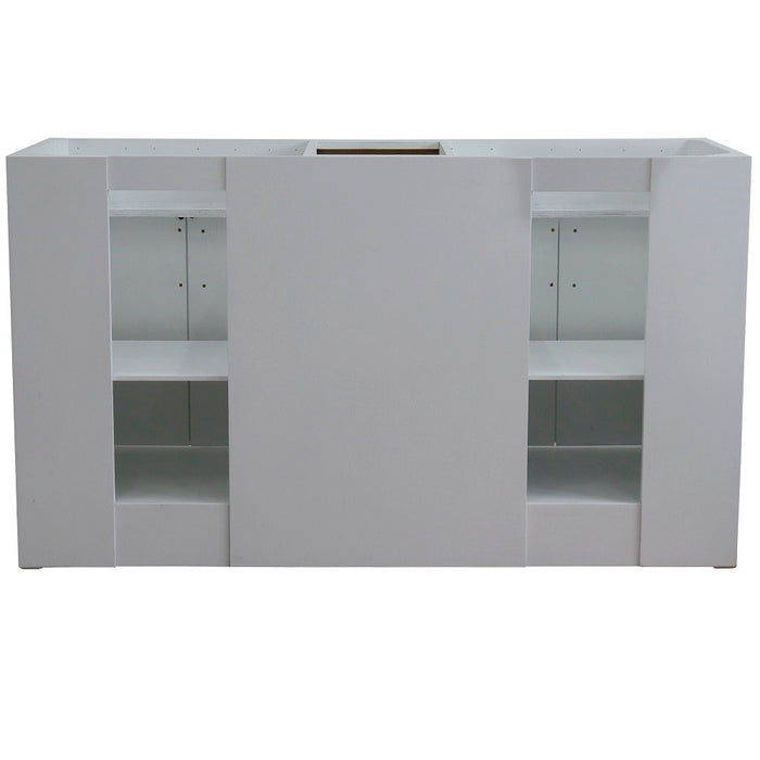 Bellaterra Home  60 in. Double Vanity in White Finish- Cabinet Only