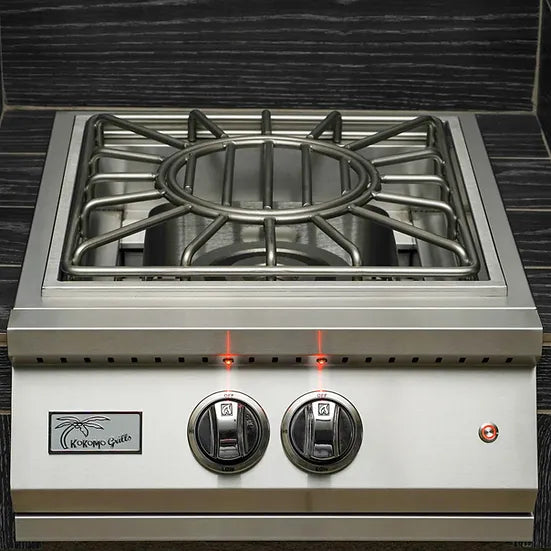 Kokomo Professional Built-in Power Burner with Led Lights and Removable Grate for Wok KO-PRO-PB