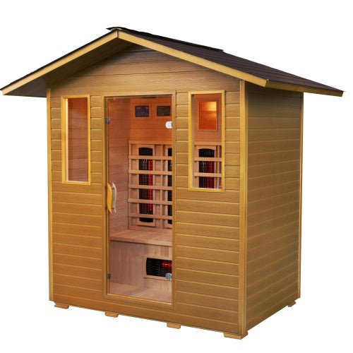 Sunray Cayenne 4-Person Infrared Outdoor Sauna HL400D