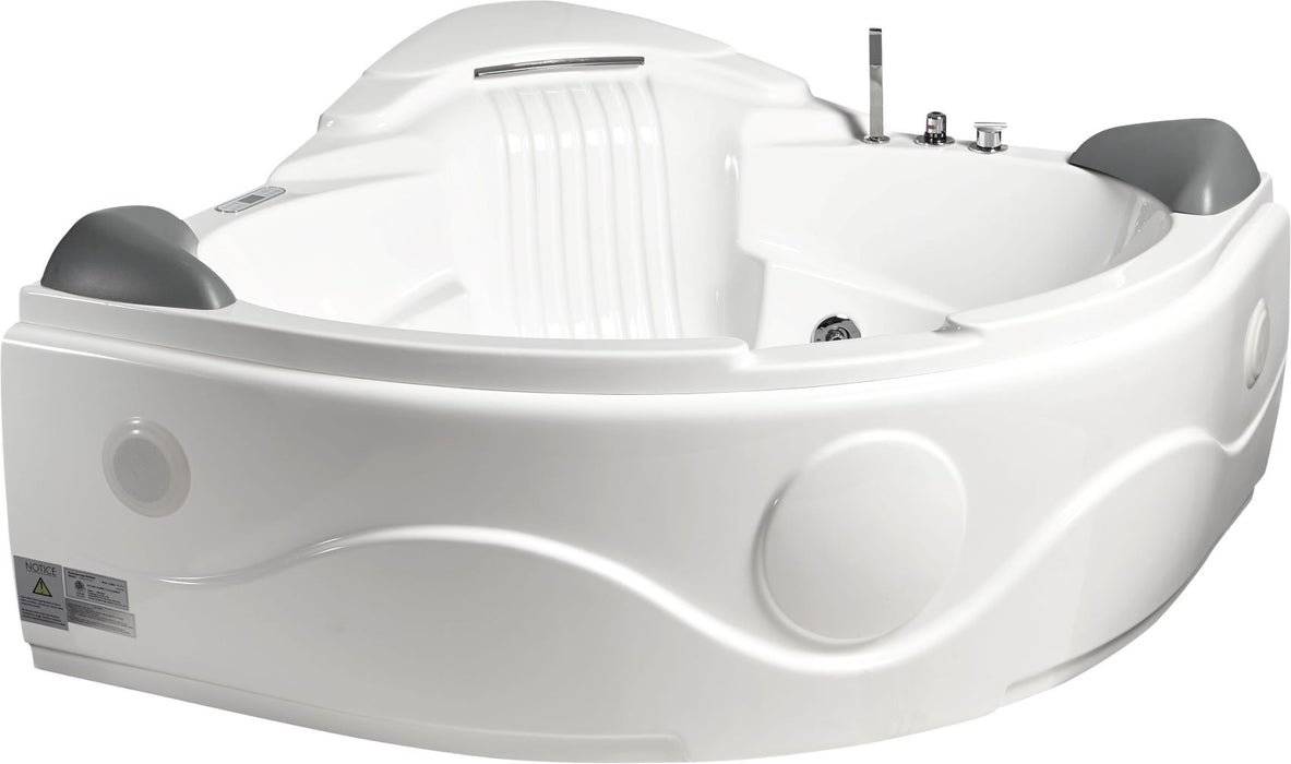 Platinum AM-505 Corner Whirlpool Bathtub