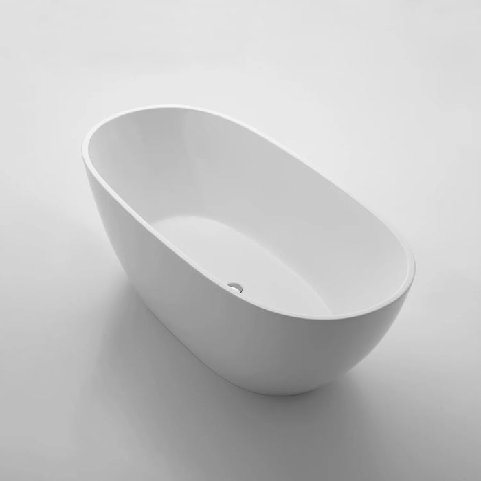 Eviva Clair 67" Freestanding White Acrylic Bathtub