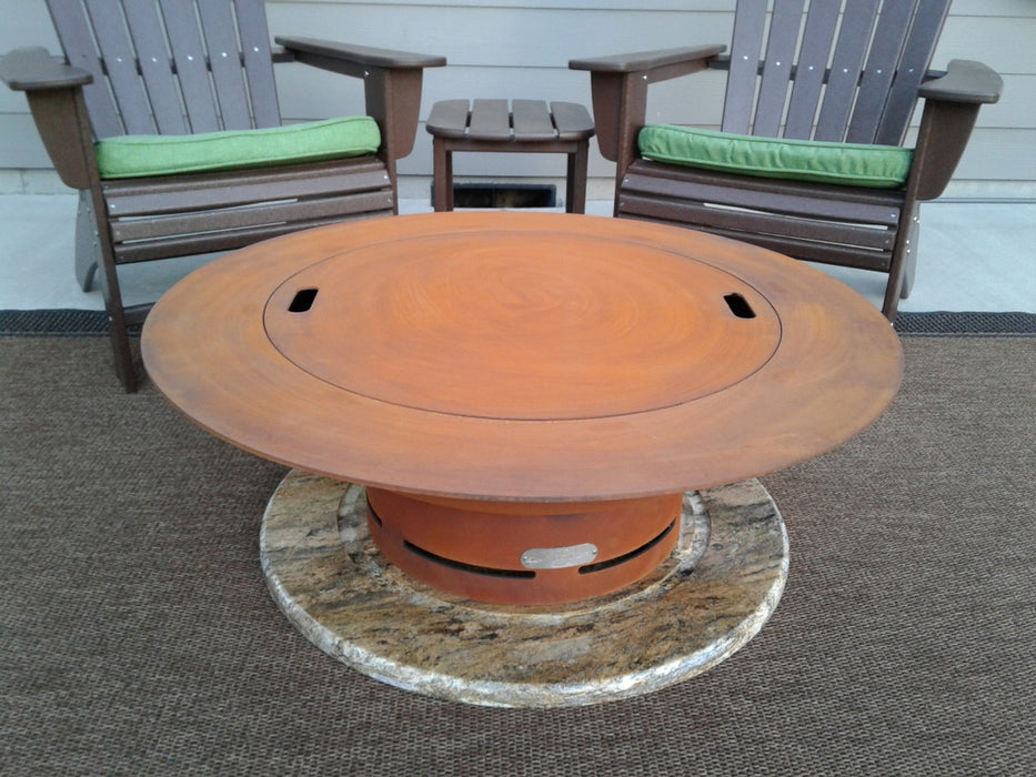 Fire Pit Art Saturn w/lid