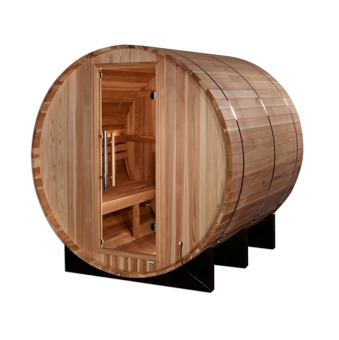 Golden Designs Arosa 4 Person GDI-B004-01 Barrel Traditional Sauna - Pacific Cedar