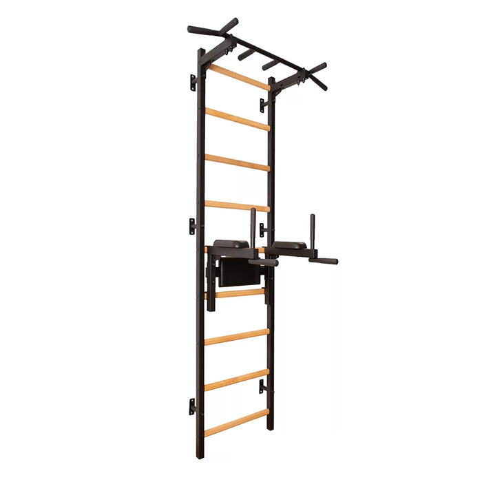BenchK Stall Bar For Home with Pull-Up Bar and Dip Station