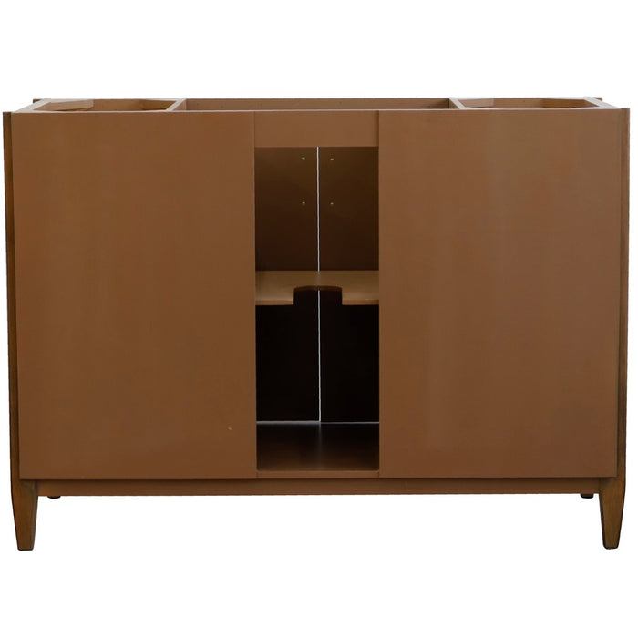 Bellaterra Home 48 in. Single Sink Vanity in Walnut Finish - Cabinet Only