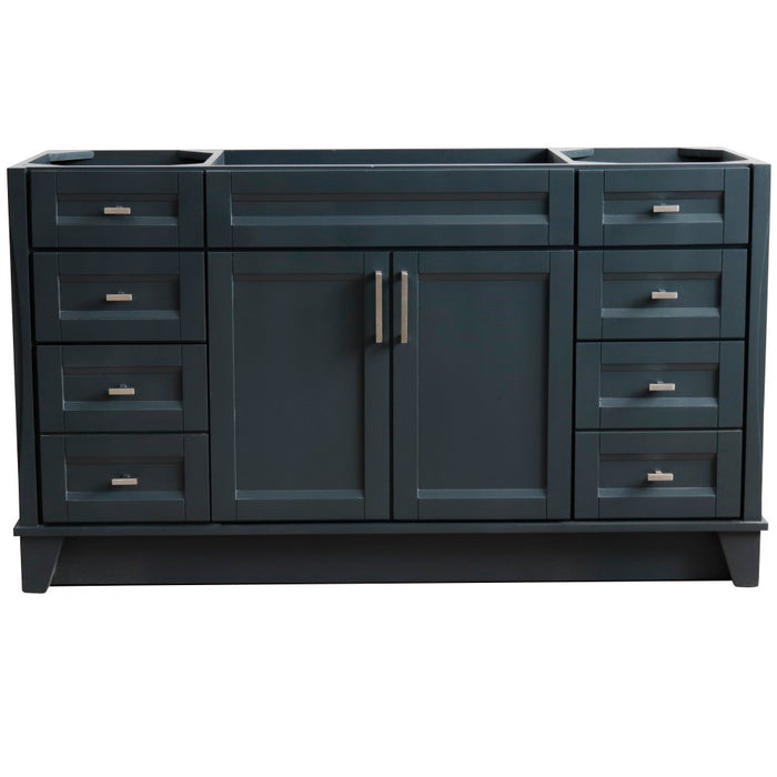 Bellaterra Home 60 in. Single Sink Vanity in Dark Gray Finish - Cabinet Only