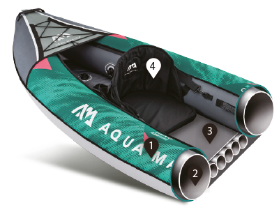 Aqua Marina Laxo-320 Recreational Kayak - 2 Person - LA-320