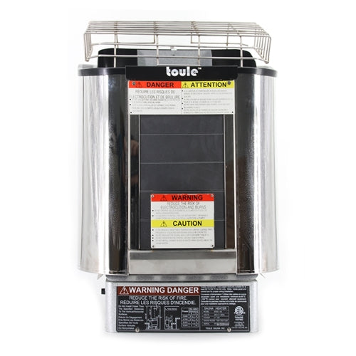 Aleko TOULE ETL Certified Wet Dry Sauna Heater Stove - Wall Digital Controller - 6KW
