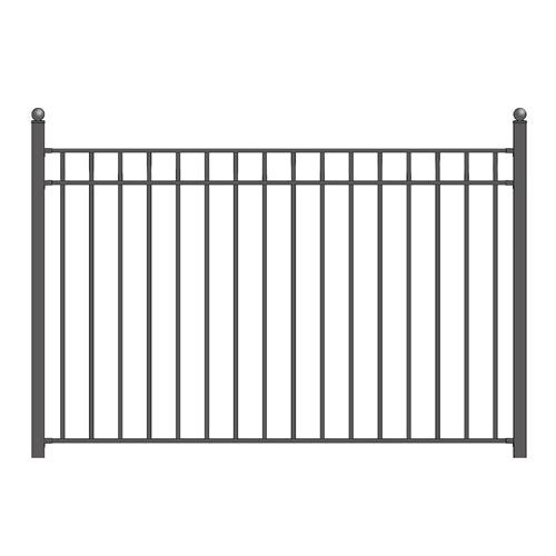 Aleko Steel Fence - MADRID Style - 8 x 5 Ft FENCEMAD-AP