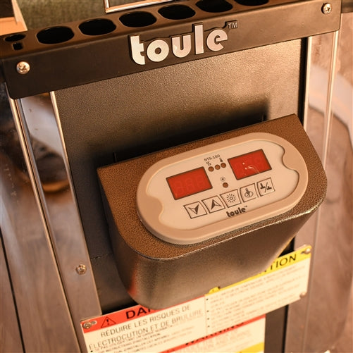 Aleko TOULE ETL Certified Wet Dry Sauna Heater Stove - Digital Controller - 3KW