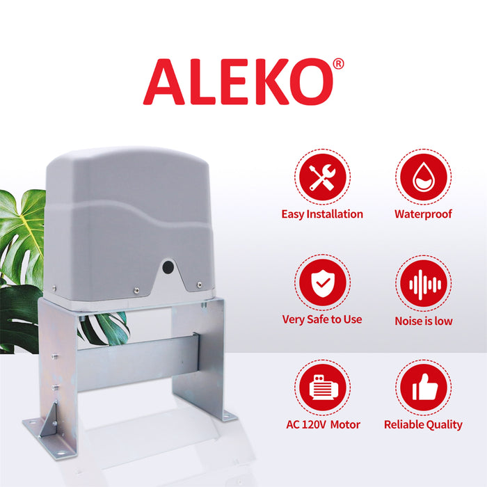 Aleko Sliding Gate Opener - AR1550 - Basic Kit AR1500NOR-AP