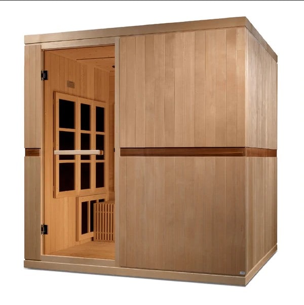 Image of Golden Design "Catalonia" Ultra Low EMF Far Infrared Sauna - Right Exterior view