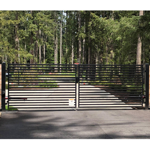 Image of Aleko Automated Steel Dual Swing Driveway Gate