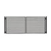 Image of Aleko Steel Dual Swing Driveway Gate - MILAN Style - 12 x 6 Feet DG12MILD-AP