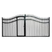 Image of Aleko Steel Dual Swing Driveway Gate VIENNA Style DGP14VIENNA-AP