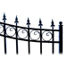 Image of Dual Swing Driveway Gate - LONDON Style gate spikes
