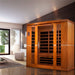 Image of Bergamo 4 Person Dynamic Low EMF Far Infrared Sauna DYN-6440-01 - Exterior view