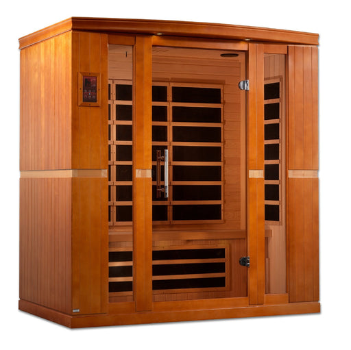 Image of Bergamo 4 Person Dynamic Low EMF Far Infrared Sauna DYN-6440-01 - Left Exterior view