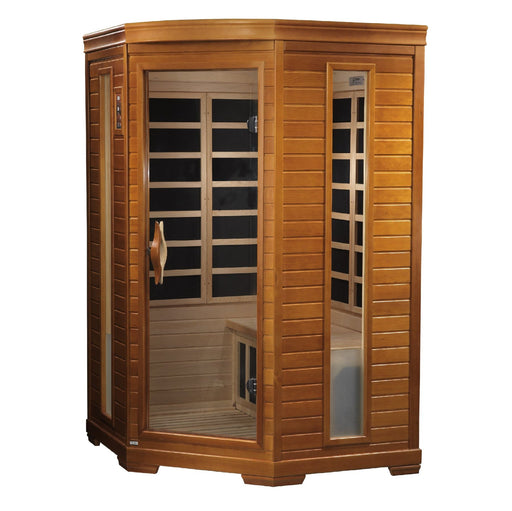 Image of Dynamic Heming 2 Person Corner Low EMF Far Infrared Sauna - Right Exterior view