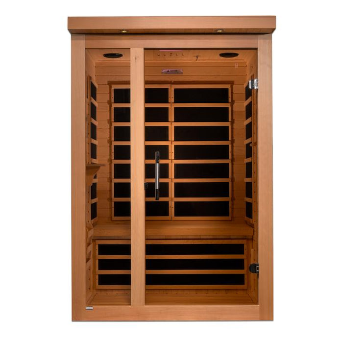 Image of Dynamic Llumeneres 2-Person Ultra Low EMF Far Infrared Sauna - exterior view