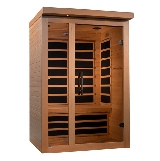 Image of Dynamic Llumeneres 2-Person Ultra Low EMF Far Infrared Sauna - left exterior view