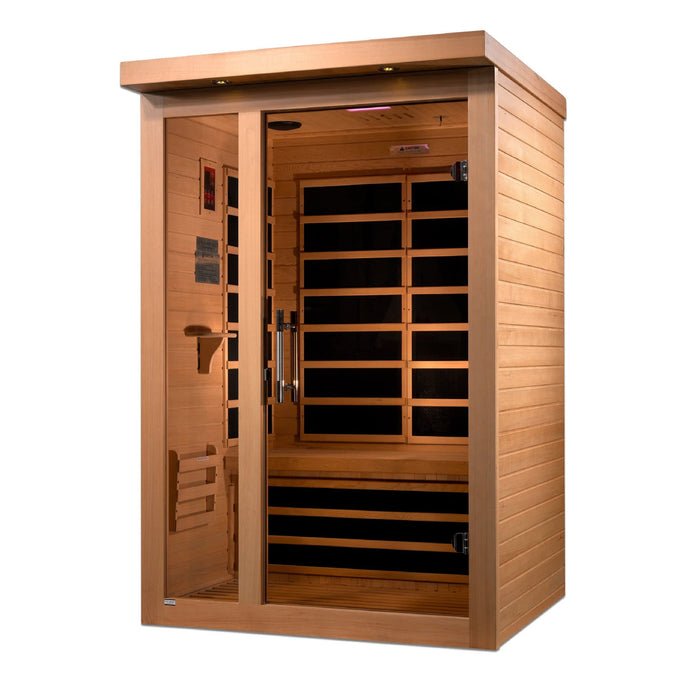 Image of Dynamic Llumeneres 2-Person Ultra Low EMF Far Infrared Sauna - right exterior view