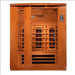 Image of Dynamic Lugano 3-Person Low EMF Far Infrared Sauna DYN-6336-01 - Front Exterior view