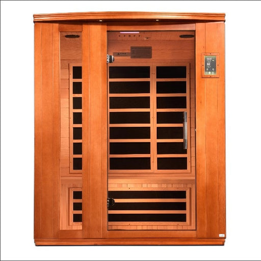 Image of Dynamic Lugano 3 Person Low EMF Far Infrared Sauna - Exterior view