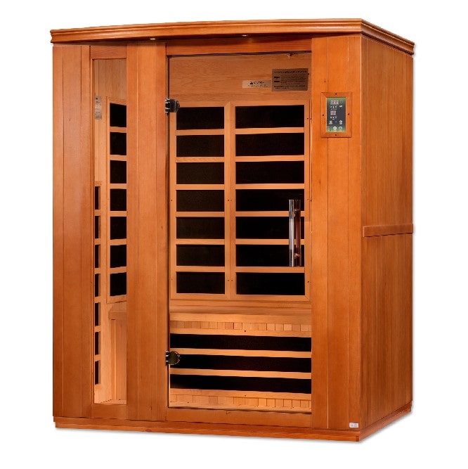 Image of Dynamic Lugano 3 Person Low EMF Far Infrared Sauna - Right Exterior view