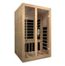 Image of Dynamic Santiago 2 Person Low EMF Far Infrared Sauna - Left Exterior view