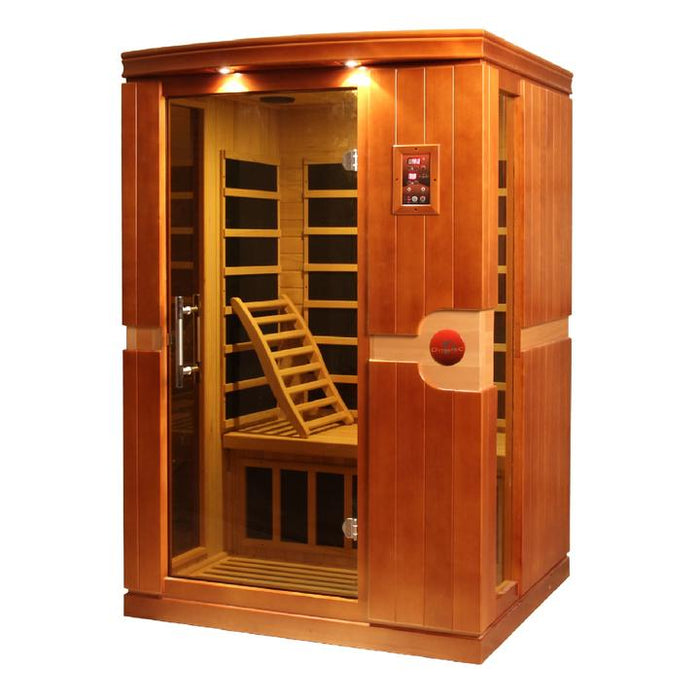 Image of Dynamic Venice 2 Person Low EMF Far Infrared Sauna - Right Exterior View
