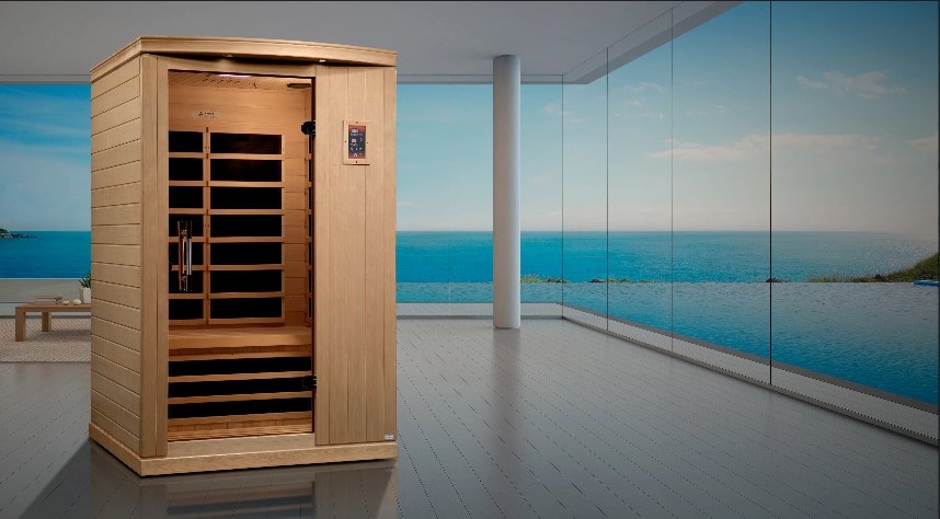 Image of Dynamic Venice Elite 2 Person Ultra Low EMF FAR Infrared Sauna DYN-6210-01 Elite - Exterior view