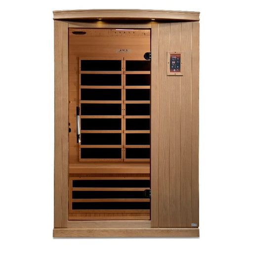 Image of Dynamic Venice Elite 2 Person Ultra Low EMF FAR Infrared Sauna DYN-6210-01 Elite - Front Exterior view
