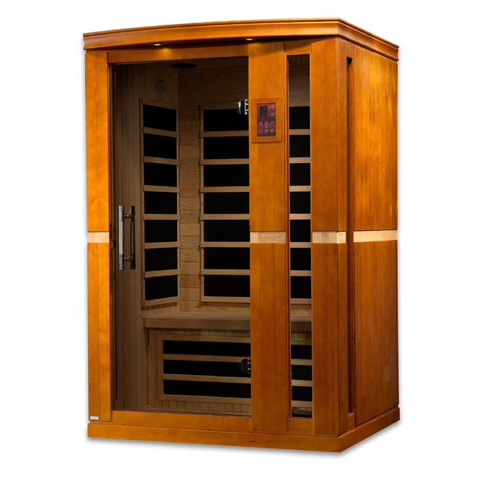 Image of Dynamic Vittoria 2 Person Far Infrared Sauna- right exterior view