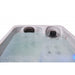 Image of Luxury Spas - Studio Series Cashmere 2 Person Cloud Gray WS-790-CG with water 
