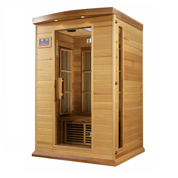 Image of Maxxus 2 Person Low EMF Far Infrared Sauna Canadian MX-K206-01 - Right Exterior view