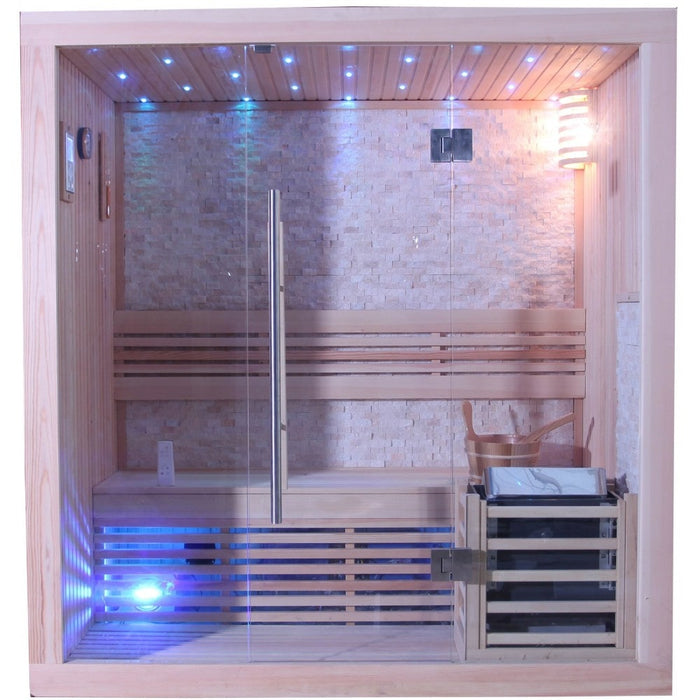 Image of Sunray Westlake 3 Person Luxury Traditional Sauna 300LX - Exterior View