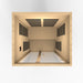 Image of sauna interior top view