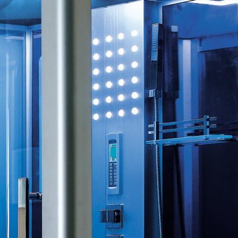 Image of shower Fluorescent Blue Mood Lighting