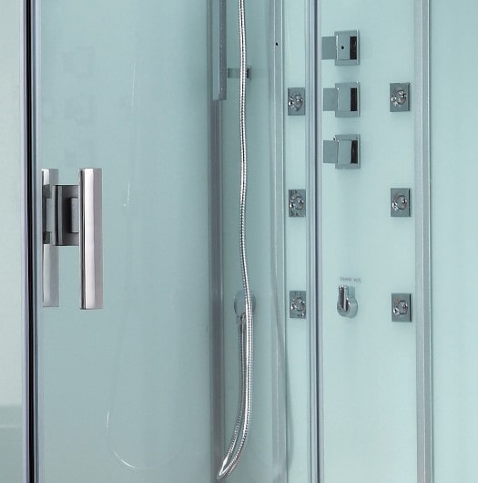 Image of shower door handle