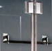 Image of shower tempered glass shelves and door hinge