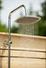 Image of the shower head with water
