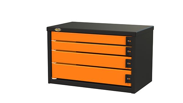 Swivel Storage Solutions Pro 34 4 Drawers Model: PRO341804 - Lion Industrial Supply 